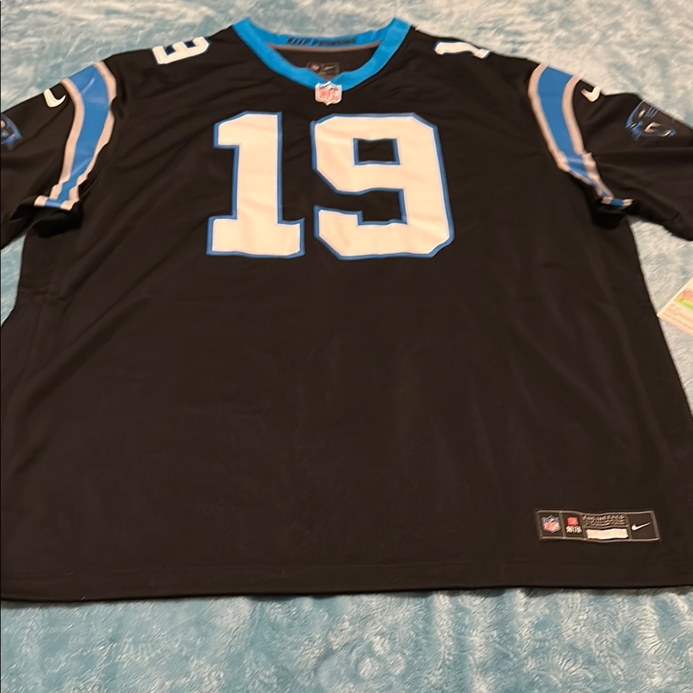 BNWT Carolina Panthers Nike Black and Blue Men's Football Jersey